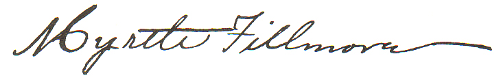 Myrtle Fillmore signature